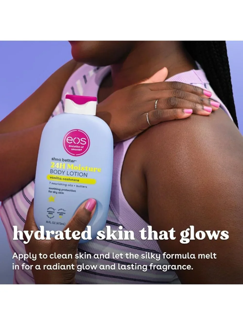 Hydrating Vanilla Cashmere Body Lotion - 24-Hour Moisture, Lightweight & Vegan